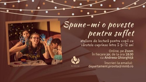 Pro Vita Iași organizează săptămânal ateliere de lectură