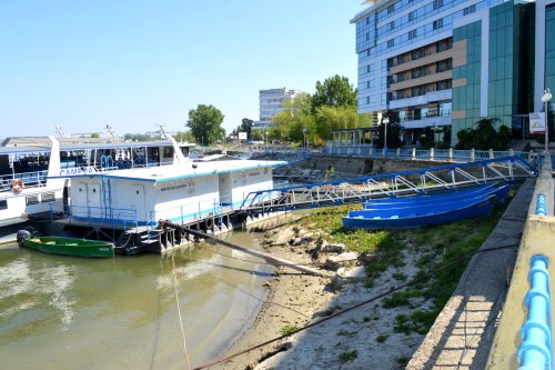 Îngrijorare în Deltă din cauza nivelului foarte scăzut al Dunării