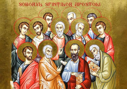 Soborul Sfinţilor 12 Apostoli; Sf. Ier. Ghelasie de la Râmeţ 