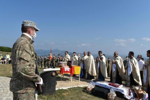 Ceremonie militară pe Dealul Coșna în memoria soldaților căzuți în 1917