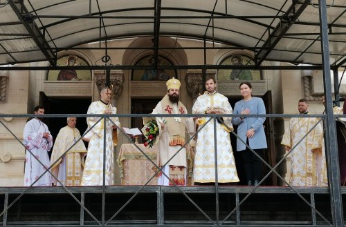 Slujire la catedrala  din Cluj-Napoca