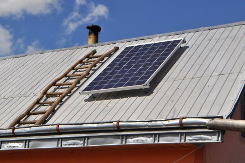 Blocaj la „Casa Verde Fotovoltaice”