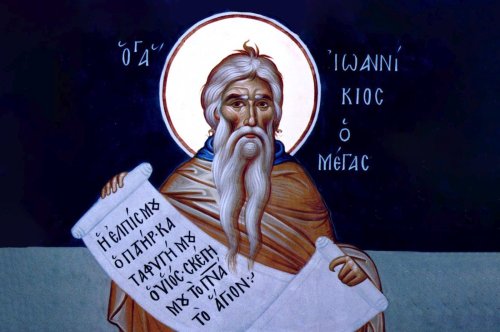 Sfântul Cuvios Ioanichie cel Mare, ostaş încercat în lupta duhovnicească