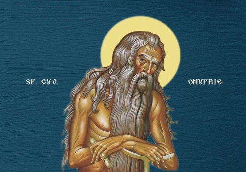 Sfinţii Cuvioşi Onufrie cel Mare şi Petru Athonitul