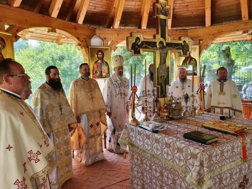 Liturghie arhierească la Mănăstirea Râmeț, judeţul Alba