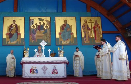 Sfinții Părinți de la Sinodul 4 Ecumenic prăznuiţi pe Colina Bucuriei