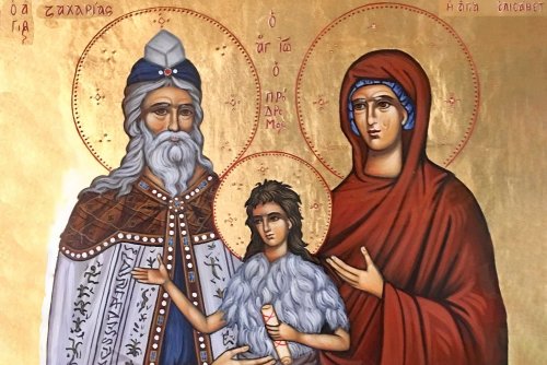 Sfinţii Proroc Zaharia şi Dreapta Elisabeta, părinţii Sfântului Ioan Botezătorul
