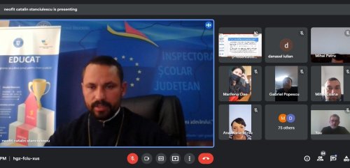 Întâlnire online a profesorilor de religie din judeţul Gorj