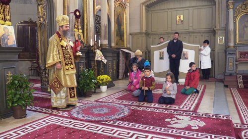 Binecuvântare arhierească și cuvânt de învățătură pentru românii din Giula, Ungaria 