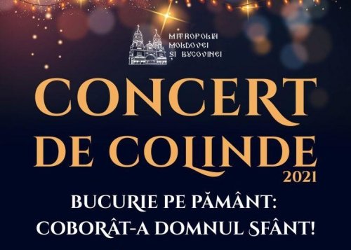 Cinci coruri vor vesti Nașterea Domnului la concertul de colinde al Mitropoliei Moldovei și Bucovinei
