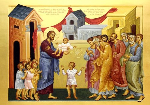 Luca 18, 15-17; 26-30 (Iisus și copiii)