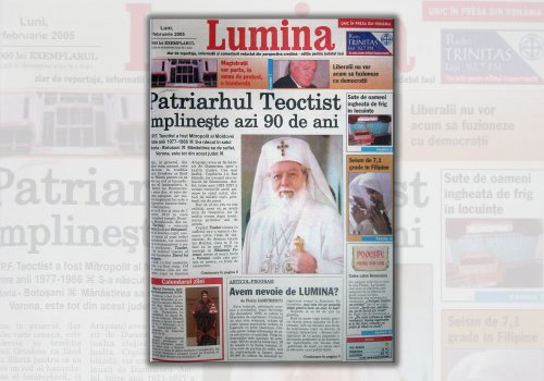 „Ziarul Lumina”, cotidianul Patriarhiei Române, împlineşte 17 ani