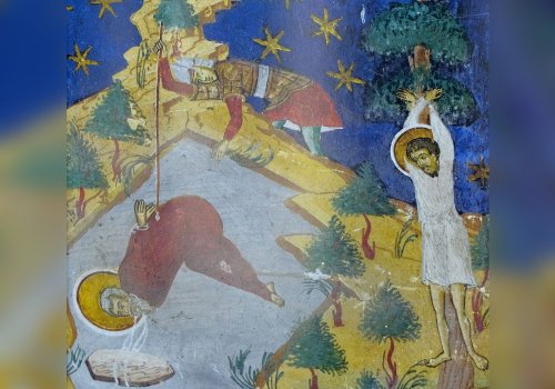 Sfântul Mucenic Sabin Egipteanul;  Sfântul Cuvios Hristodul din Patmos