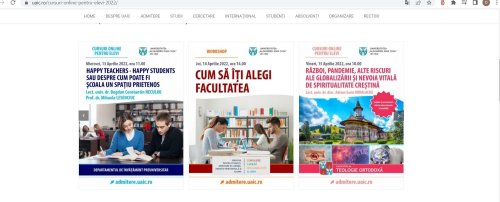 Profesorii UAIC, cursuri online pentru elevi 