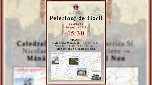 Pelerinaj de Florii în municipiul Suceava