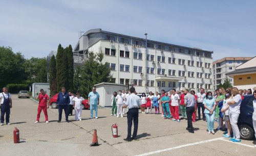 Instructaj privind situațiile de urgență la Spitalul „Providența” din Iași