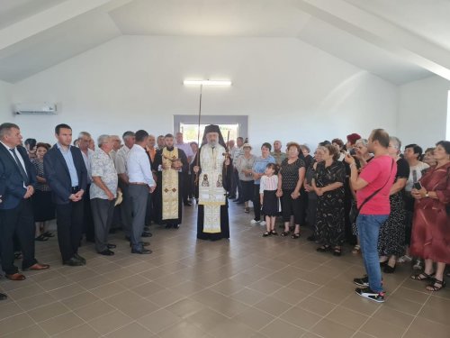 Slujbă de binecuvântare la Mihalț, județul Alba