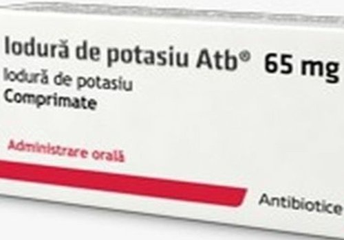 Iodura de potasiu, distribuită în farmacii