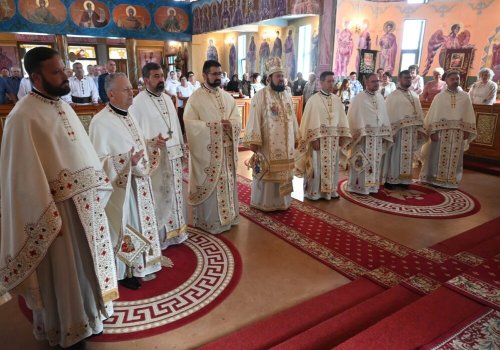Binecuvântare pentru pelerini la Mănăstirea Bic din Sălaj