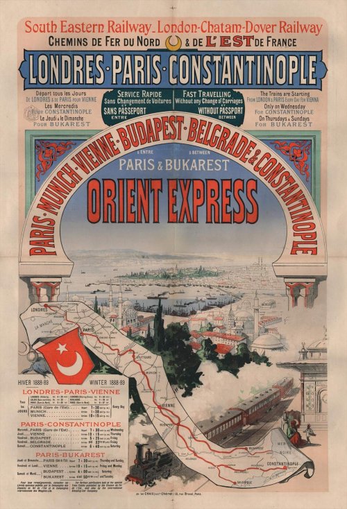 139 de ani de la inaugurarea rutei Orient-Express Paris-Varna