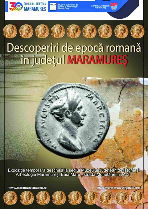Expoziția „Descoperiri de epocă romană  în județul Maramureș”, la Baia Mare