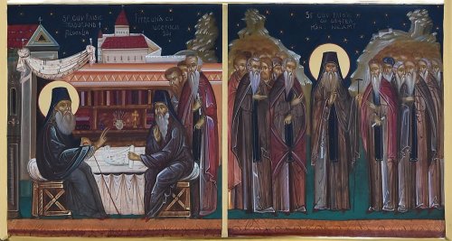Mutarea la Mănăstirea Neamț a obştii Sfântului Cuvios Paisie