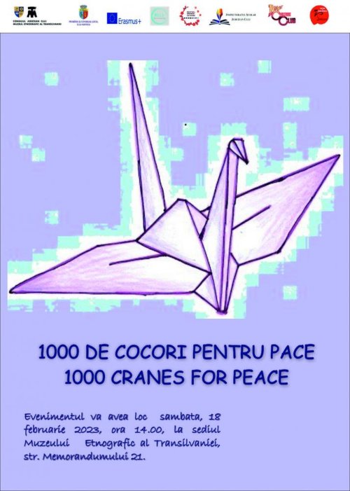 „1.000 de cocori pentru pace” la Cluj
