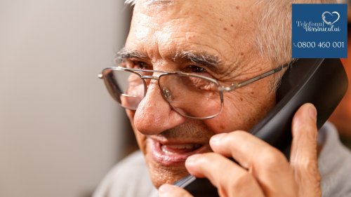 Telefonul Vârstnicului, un ajutor pentru bătrâni