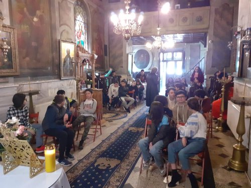 Activități școlare în „Săptămâna verde” la Biserica Oțetari din București
