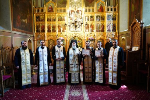Hirotesii de duhovnici la Paraclisul eparhial din Târgoviște