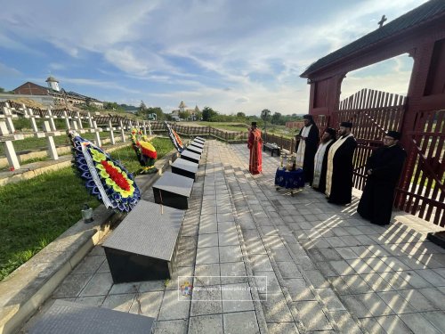 Pomenirea eroilor români din cimitirul Țiganca