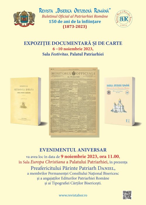 Buletinul oficial al Patriarhiei Române, 150 de ani de la înființare (1873-2023)