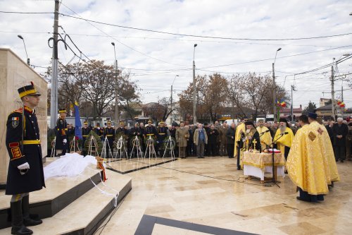 Monument dedicat eroilor transmisioniști inaugurat în București