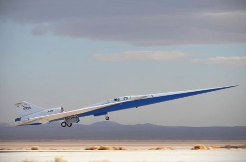Avionul supersonic silențios X-59, prezentat de NASA