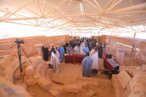 Sfânta Liturghie după 1.500 de ani în biserica din Petra, Iordania