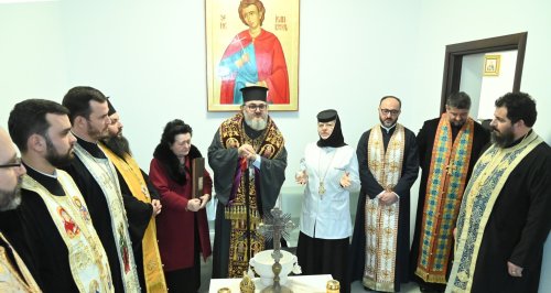 Binecuvântarea unui cabinet medical al Episcopiei Giurgiului