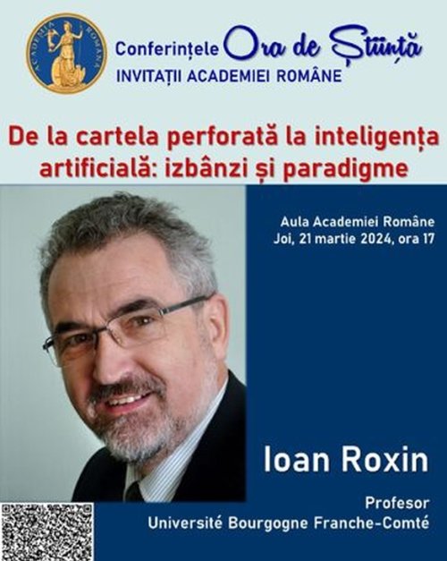 Conferință pe tema istoriei tehnologiei la Academia Română