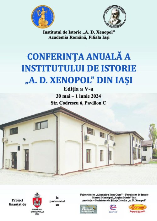 Începe conferința anuală a Institutului de Istorie din Iași