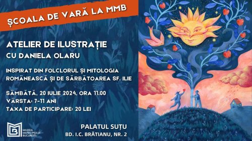 Atelier de ilustrație la Palatul Suțu