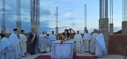 Piatră de temelie pentru biserica Parohiei Săcălaz II