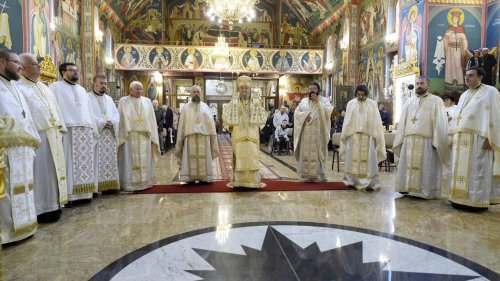 Binecuvântare arhierească în oraşul Ghimbav, judeţul Braşov