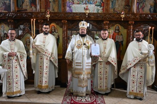 Liturghie arhierească în Parohia Cehei, Sălaj