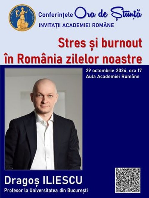 Conferinţă despre sindromul „burnout” la Academia Română