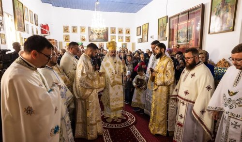 Binecuvântarea lucrărilor de la biserica din Bogești, Vaslui