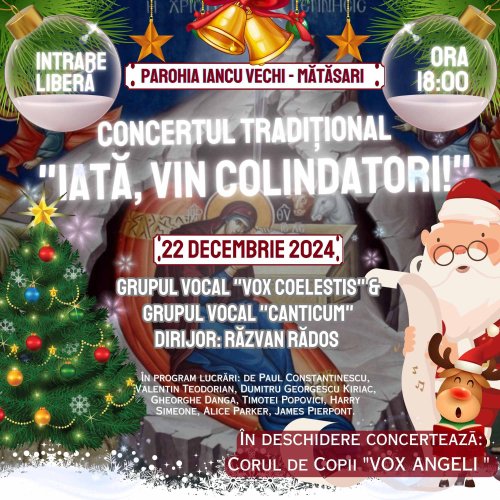 Concert de colinde la Biserica Iancu Vechi-Mătăsari