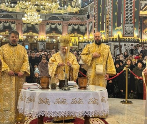 Binecuvântarea Iordanului la Catedrala Arhiepiscopală din Arad