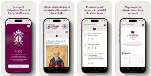 Patriarhia Română lansează aplicația „Calendarul Ortodox” pentru dispozitive mobile