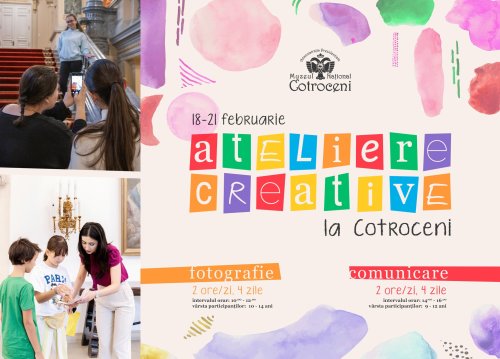 Ateliere creative la Muzeul Național Cotroceni