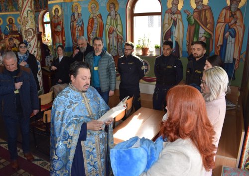 Primul botez în biserica penitenciarului de femei Târgşor