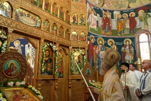 Sfințirea picturii unei biserici ocrotite de Sfântul Proroc Ilie